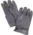 D-3A Black Leather Gloves
