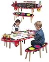 Alex Super Art Table with Paper Roll and Two Benches