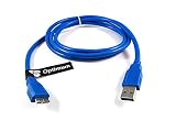 Optimum Orbis USB 3.0 Micro-B plug Data Sync Cable for External HDD WD My Passport, Ultra, Slim, Air, Essential SE; My Book Essential, Studio, Elements Portable; Seagate Wireless Plus, Slim, Backup, Desktop Drive; LaCie Rugged Mini, Triple; Toshiba Canvio Slim, Basics, Connect; Clickfree; StarTech; Buffalo; Orico; Tripp Lite; SIIG; 500GB 750GB 1TB 1.5TB 2TB 3TB 4TB Portable Hard Drive