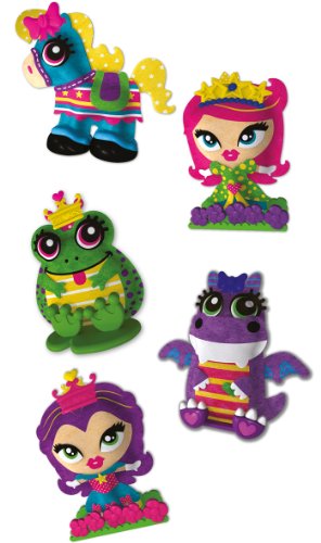 Imagen 3 de Famosa Arts & Crafts Magic fabric Super Style Creation Studio - Set con máquina prensadora para crear muñecos