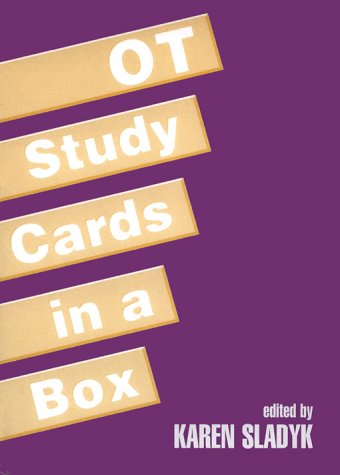 ot study cards in a box