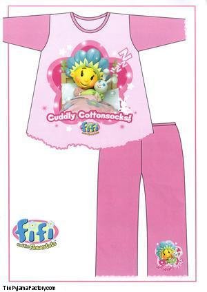 Official Fifi and The FlowerTots Cotton Socks Pyjamas 18-24 Months