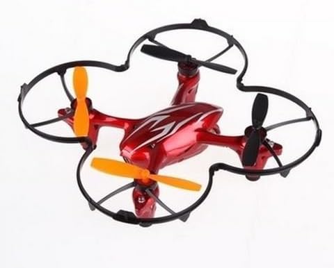 MINI RC Quadcopter with Camera (red) with Aluminum carry case free
