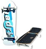 Side Cut Pool Series Professional Skateboard Complete - White