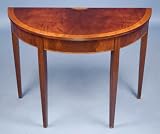 English Mahogany Demi-Lune Table