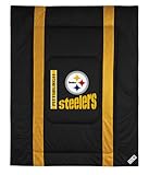 Pittsburgh Steelers NFL "Side Line Collection" Full or Queen Bed Comforter
