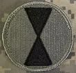 7th Infantry Division ACU Patch Foliage Green