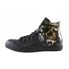 Metallica Converse Hi Tops - Pirate Skull Black Leather