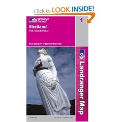 Shetland - Yell, Unst and Fetlar (Landranger Maps) (OS Landranger Map)