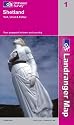 Shetland - Yell, Unst and Fetlar (Landranger Maps) (OS Landranger Map)