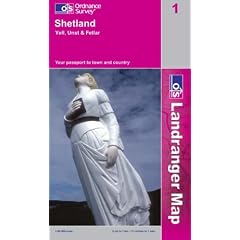 Shetland - Yell, Unst and Fetlar (Landranger Maps) (Landranger Maps)