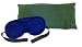 The Happy Company 00204 Microwaveable Therapeutic Blue Eye Mask with Green Eye Pillow