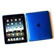 Skin Case for Apple iPad "Transparent Blue Check Pattern"