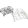 Wrought iron vintage French style napkin holder dispenser
