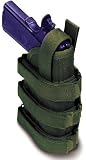Uncle Mike's Accessory Adjustable Molle Compatable Universal Holster, OD Green Uncle Mike's Accessory Adjustable Molle Compatable Universal Holster, OD Green