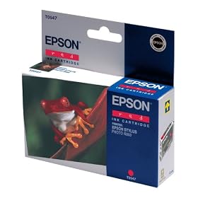 Epson Original Ink Cartridge T0547 Red
