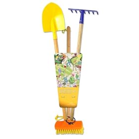 Threesixty Innovation Little Garden Angels Children's 3 Piece Long Wood Handle Metal... by Garden Angels
