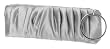 Satin Pleats Clutch, Rounded Metal Handle, Evening Bag - Ivy (71 38494)