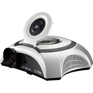 Optoma DV10 MovieTime Home Theater DLP Projector  With Built-In DVD Player