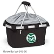 Colorado State Rams Portable Recreational Metro Seat Recliner - Black w/Digital Print