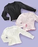 Charter Club Little Girl Pointelle Detail Cardigan