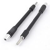 uxcell　ソケットビット ドライバービット　六角シャンク　4mm直径 125mm長　柔軟な拡張　　　2個