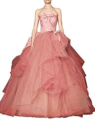 Strapless  Quinceanera Dress  with a Brush/Sweep Train  With a Bow(s)