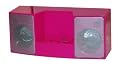Pink Portable Stereo Surround Speakers for iPod Touch ipod Video Nano 1G 2G 3G 4G iphone Zune and all other MP3 Players
