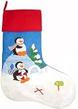 36 Oversized Penguin In Igloos Christmas Stocking