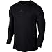 Nike Mens Jordan All Season Fitted Long Sleeve Training Shirt Black/Cool Grey 642406-010 Size X-Large
