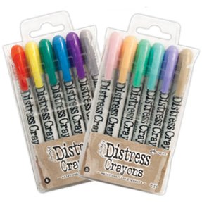 Ranger Tim Holtz 12 Distress Crayons SET #4 & SET#5
