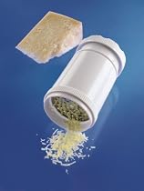 Fackelmann Multi Grater and Chopper with 3 Stainless Steel Blades Great for dispensing Fresh Chopped Nuts, Parmesan and Chocolate etc to Coffee, Pasta and Ice Cream
