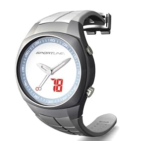Sportline 710 Women's Analog Strapless Heart Rate Monitor Watch