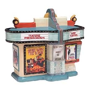 Movie Theatre Cookie Jar, Gone with the Wind, Breakfast At Tiffanys, by