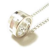 シルバー925*SILVER925ホワイトシェルリングペンダントの画像