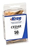 Kreg P-CDR Solid Wood Pocket Hole Plugs, Cedar, 50-Pack