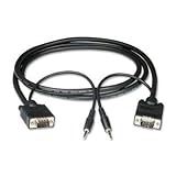 25FT HD15+3.5MM Monitor Cable