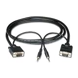 25FT HD15+3.5MM Monitor Cable