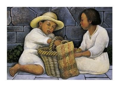 Dos Ninos - Diego Rivera | Art Print Poster
