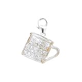 14k Gold Diamond Baby Cup Charm (1/10 cttw)