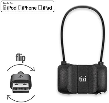 equinux tizi Schlingel - Clever, German engineered USB Lightning charging cable, Apple certified as 'Made for iPhone, iPad and iPod' (MFi)