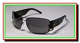 AUTHENTIC: NEW ED HARDY CRUNK ROCK 034 DESIGNER BLACK TEMPLES GRAY LENSES SUNGLASSES WITH MULTICOLORED/COLORFUL RHINESTONES/CRYSTALS/STRASS - MENS/WOMENS/UNISEX