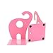 L-Zone 1Pair Cute Elephant Nonskid Bookends Art Bookend (Pink)