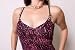 Switchblade Stiletto Fuchsia Leopard Chains Hand Cuff Top Medium