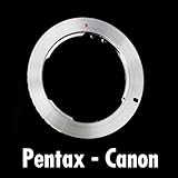 EzFoto Pentax PK lens to Canon Camera adapter