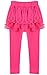 Arshiner Little Girls Winter Warm Leggings Pants with Tutu Lace Skirt,Rose Red 110(Age for 5-6Y)