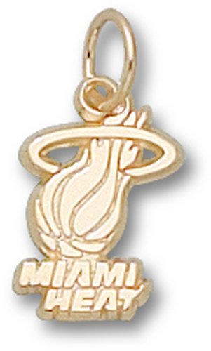 Miami Heat Pendant - 10K Gold Team Logo