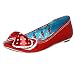 Irregular Choice Women's Gum Drops Flat,Red/White,8.5 M US