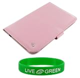 Pink Leather Case for Barnes & Noble nook E-Reader Reading Device (nook NOT Included)