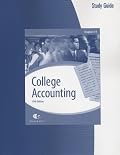 College Accounting (Chapters 1-9): Study Guide & Working Papers
